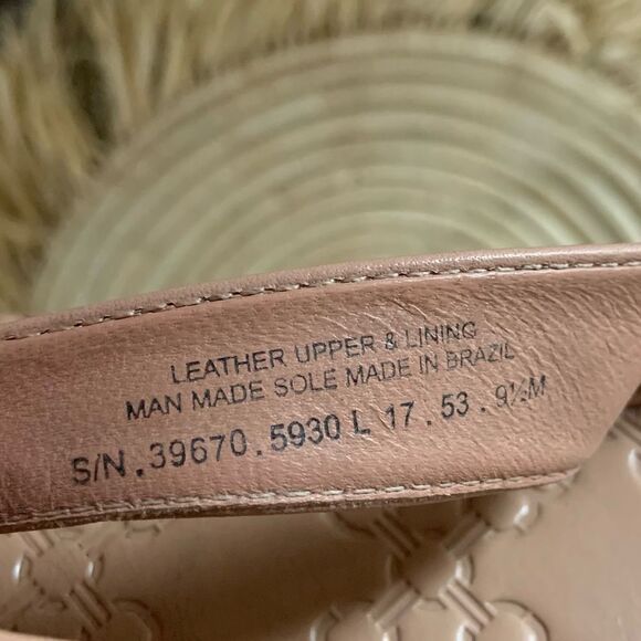 TORY BURCH Light Makeup Monroe Sandal Tan Size 9.5 - Picture 15 of 15